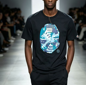 Buthing Monkey A999.1 Versione Alta, Disponibile, T-shirt da Uomo con Stampa Lettering bepes, Maglietta Stampata di Tendenza, Designer di Moda, Lakawarm - Product Image 4