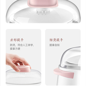 <b>Electric</b> Slow Cooker Ceramic 1L Nonstick Braised Soup Porridge Maker Household Double Boiler With Reservation Function - Product Image 4