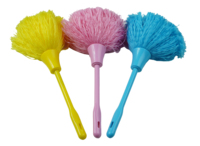 Brosse de dépoussiérage pour plumes de voiture en polyester avec poignée en PP