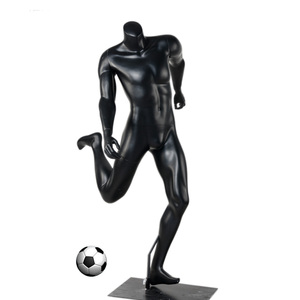 Maniquí Deportivo <span class=keywords><strong>de</strong></span> <span class=keywords><strong>Fibra</strong></span> <span class=keywords><strong>de</strong></span> <span class=keywords><strong>Vidrio</strong></span> Negro, Realista, <span class=keywords><strong>de</strong></span> Jugador <span class=keywords><strong>de</strong></span> Fútbol, Musculoso, Masculino, Cuerpo Completo, Estilo Brasileño - Product Image 1