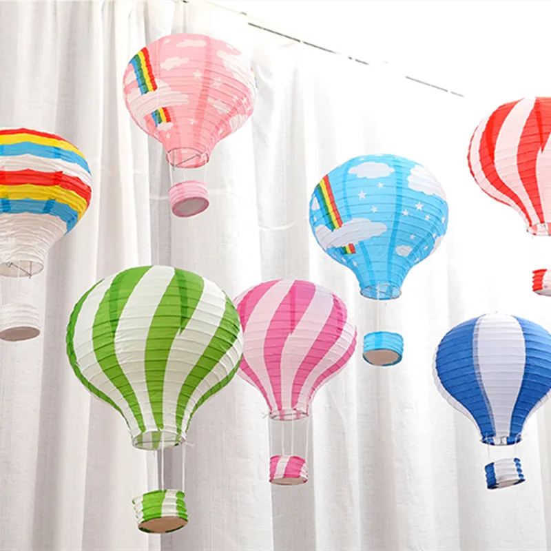 LUCKY 12 Zoll Fabrik direkt Verkauf Hochzeits dekoration Heißluft ballon Chinesischer Himmel hängen Papier laterne für Party zubehör