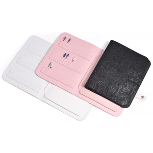 KADS 84 Hole Snake Print PU Leather <b>Nail</b> Drill Bit Storage Bag Portable Manicure Tool Organizer Multiple Slots Display <b>Case</b> - Product Image 1