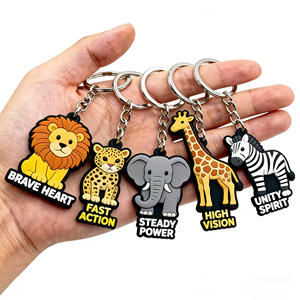 سلسلة مفاتيح مخصصة من البي في سي الناعم، حلقة مفاتيح مطاطية، حامل مفاتيح بشخصيات ثلاثية الأبعاد، شعار مخصص، هدية ترويجية بالجملة - Product Image 4