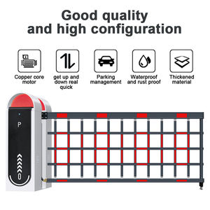 주차 시스템 헤비 듀얼박스 드롭 야외 철도 건널목 도로 붐 자동 주차 배리어 게이트 - Product Image 3