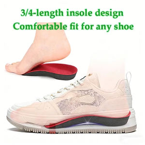3 4 Heel Arch Support Removable Orthotic EVA Sports Shoe Insert Flatfoot Pain Relief Breathable Anti Slip Adjustable - Product Image 3