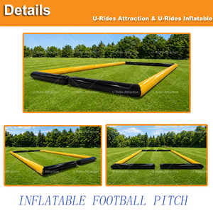 Inflable 3v3 campo de fútbol Street-Ready Blow-Up Sport Arena soplador bomba de aire 3 años de garantía parque de atracciones - Product Image 3