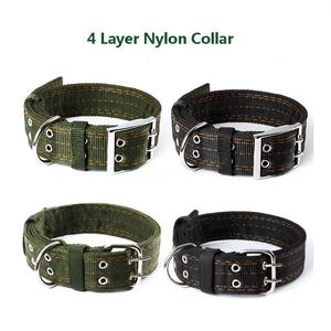 Collier pour chien en nylon épais à 4 couches, écologique, solide, en gros, pour les races moyennes, Golden Retrievers, Malamutes - Product Image 2