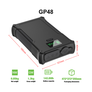 Top Selling 30W High Capacity 38400mAh 142.8Wh <b>Solar</b> <b>Panel</b> Cigar Lighter Outdoor <b>Mini</b> Power Station Portable Power Bank Camping - Product Image 2