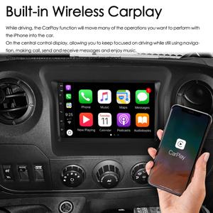 Système multimédia Android pour voiture pour Nissan NV400 Opel Movano Renault Master Vauxhall Movano 2010-2018 Radio GPS Navigation Écran - Product Image 5