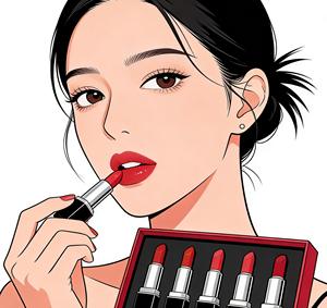 Set de regalo de labiales mate de terciopelo veganos de alta calidad, color rojo nude, a prueba de agua y de larga duración, de marca de lujo, al por mayor. - Product Image 3