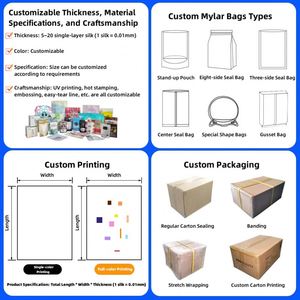 Bolsa de Mylar Ecológica, Material Degradable, Acabado Suave al Tacto, Diseño a Prueba de Niños para un Embalaje Seguro del Producto - Product Image 3