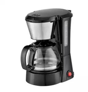 Grosir piring penghangat menjaga kopi tetap panas 1.2 L dengan filter permanen mesin pembuat kopi otomatis