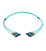 Câble fibre optique 8/12/24 Core SM/MM MPO/MTP avec cordon de raccordement OM3/OM4 pour centre de données Internet Équipement de communication réseau 5G