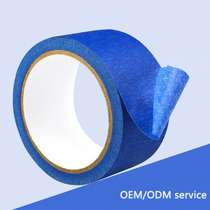 48Mm * 50M Extérieur Résistant Aux Uv Papier Crépon Bleu ruban de Masquage pour Peintres Pour <span class=keywords><strong>Amazon</strong></span> Meilleur Vendeur - Product Image 1