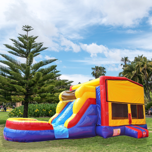 Château gonflable commercial avec toboggan aquatique pour adultes et enfants, 5 en 1, avec <span class=keywords><strong>logo</strong></span> personnalisé - Product Image 2