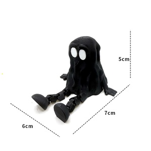 Juguete Fantasma de Halloween Impreso en 3D <span class=keywords><strong>BYL</strong></span>, Blanco y Negro, Personalizado, PLA, Función de Descompresión, para Niños de 5 a 13 Años, Regalo Infantil - Product Image 3