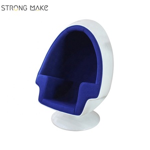 Muebles de diseño moderno de fibra de vidrio de Lee <span class=keywords><strong>oeste</strong></span> estéreo alfa silla con otomana - Product Image 3