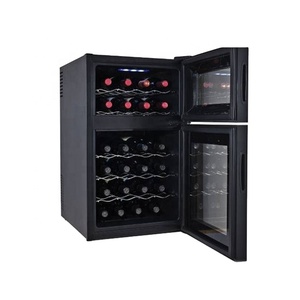 Refrigerador para Vinos de 24 Botellas, Enfriador de Doble Zona para Vino Tinto, Modelo Dsj-69eb7(dd) - Product Image 1