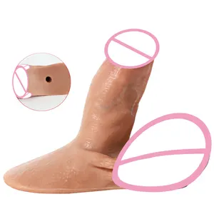 Atacado silicone grande pênis brinquedos para masturbação vaginal feminina, brinquedos pênis grandes e realistas