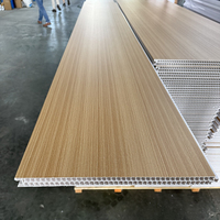 Panneau de séparation intérieur PVC et WPC 3m, ignifuge, écologique, moderne, pour salon, étanche, décor bois, prix usine