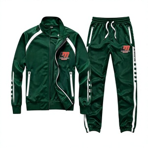 LONG MISSION Chándal Completo con Capucha para Hombre, Diseño Sencillo, Ligero, Transpirable, 100% Algodón, Invierno - Product Image 1