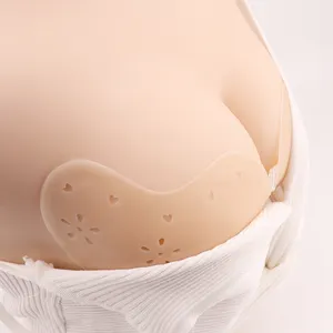 Factory Brand Custom OEM Breathable Mango Shape Reusable Seamless Nipple Cover Women's Bras Strapless Bras