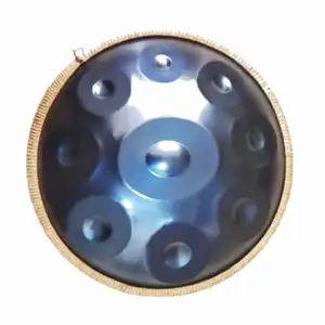 High Quality 432hz 22 Inch 9 Notes 440HZ Hand Pan Drum For Sale 10 Note Handpan In D Minor Factory MOQ 1