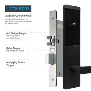 Kk điện tử kỹ thuật số <span class=keywords><strong>RFID</strong></span> khách sạn thông minh Thẻ khóa cửa hệ thống cho phòng khách sạn, khóa cửa khách sạn với hệ thống Phần mềm quản lý - Product Image 2