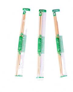 Venta directa de fábrica <span class=keywords><strong>Palillos</strong></span> desechables personalizados Juego de cubiertos de plástico con <span class=keywords><strong>servilleta</strong></span> Personalización procesable - Product Image 4