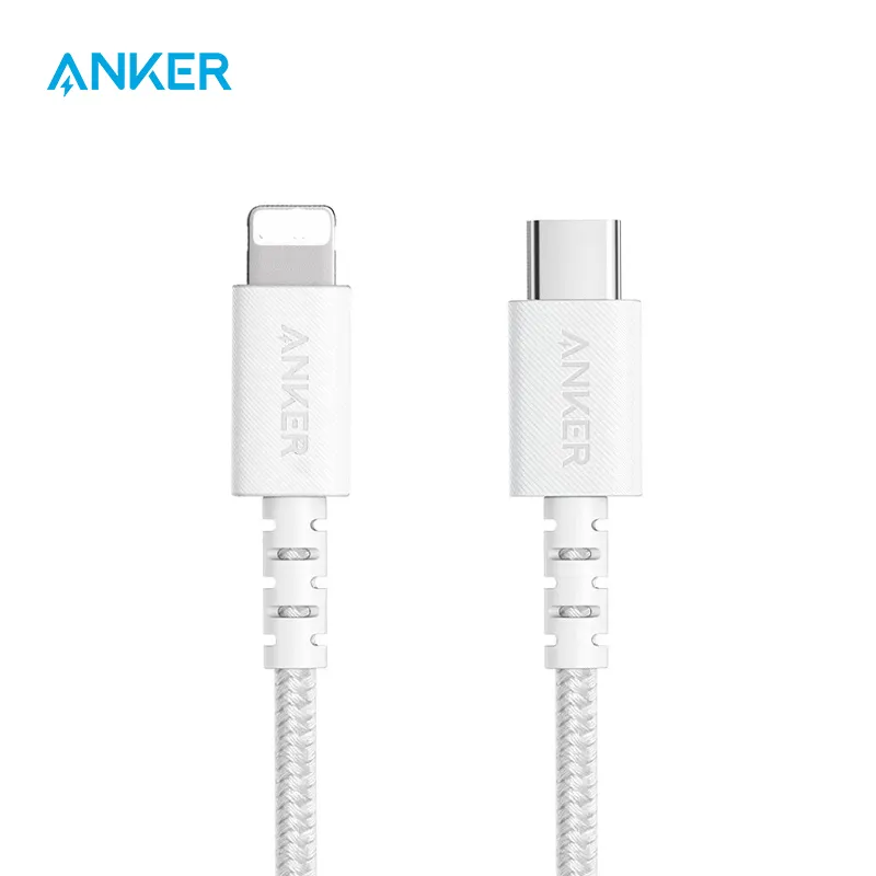 Original Anker USB C to L Cable Mfi Certified Powerline Select+ Nylon Braided for iPhone and more Supports Power Delivery 6ft