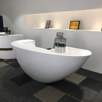 Bureau de salon de gymnastique, simple, blanc, moderne, brillant et simple, de luxe, petit salon de coiffure, comptoir de réception, vente en gros,