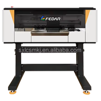 FEDAR superventas A3 DTF impresora con coctelera y secadora escritorio 30cm tamaño pequeño DTF Inkjit impresora para ropa bolsas