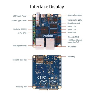Radxa ROCK <span class=keywords><strong>Pi</strong></span> <span class=keywords><strong>E</strong></span> RK3328 Scheda di Sviluppo Quad Core CPU Computer a Scheda Singola Sostituto di Raspberry <span class=keywords><strong>Pi</strong></span> - Product Image 6