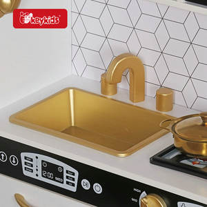 Nouvelle cuisine en bois moderne pour enfants avec cuisinière électronique W10C905D - Product Image 4