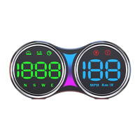 Pabrik OEM Gadget GPS Terbaru Dua Layar Multi-fungsi tampilan USB Universal HUD Mobil G27 Elektronik Mobil Head Up Display