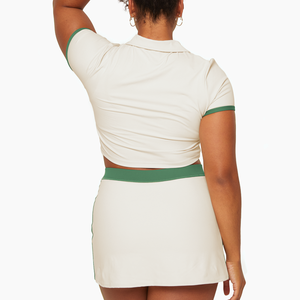 Jupe de tennis Ensemble de 2 pièces Chemises polo Skort de golf Gym Tennis Yoga Wear - Product Image 3