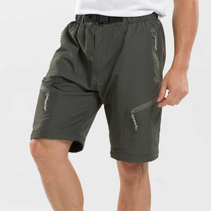 <span class=keywords><strong>Pantaloni</strong></span> Tecnici Leggeri da <span class=keywords><strong>Trekking</strong></span> e Escursionismo, Impermeabili, Convertibili in Pantaloncini Cargo Staccabili per Uomo - Product Image 2