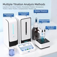 Titrateur Potentiométrique Automatique de Laboratoire Haute Précision, Titration Multi-Méthodes, Testeur de Qualité de l'Eau PH ORP Temp Chlorure Ion