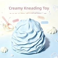 Nouvel Arrivage Jouet Squishy en Rouleau Crème à Rebond Lent, Doux à Presser, Jouet Sensoriel Anti-Stress, Mignon et Souriant, Cadeau de Fête