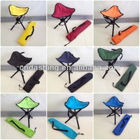 En gros Portable Mini Pliant Pêche En Plein Air En Plein Air Trépied Trois Jambes Pliable Randonnée Petit Robuste Camping Chaises Tabouret