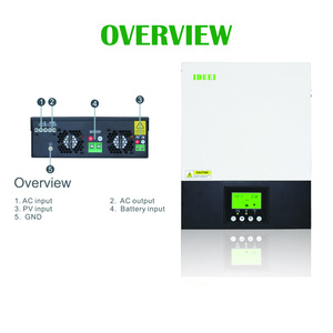 Off Grid Single phase Inverter 1.5kw/3kw/4.2kW/6.2kW 24V 48V năng lượng mặt trời biến tần với <span class=keywords><strong>MPPT</strong></span> charge <span class=keywords><strong>controller</strong></span> - Product Image 3