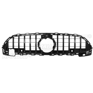 กระจังหน้ารถยนต์สไตล์ GTR พร้อมช่องใส่กล้องสำหรับ Mercedes Benz C Class W206 2022 กระจังหน้าแบบตาข่ายสำหรับรถแข่ง - Product Image 4
