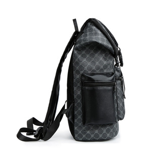 Unisex Premium PU Waterproof Business Laptop <b>Backpack</b> <b>Large</b> Capacity Anti Theft Travel Slim Durable Zipper Interior Zipper - Product Image 3