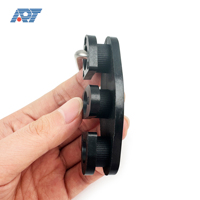 Connecteurs à fibres optiques pour l'extérieur Pince de tension à coin pour câble de dérivation Installation aérienne Accessoires de serrage de fil d'ancrage ADSS