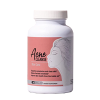 Cápsulas Herbales Antioxidantes y Antiacné para Adultos, Suplemento para el Cuidado de la Piel con Bardana y Sin Gluten, 60/90/120 Unidades, Gran Venta