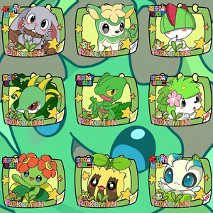 Autocollants personnalisables d'anime à coins carrés, mascotte Pokémon, dessin animé Kawaii, aimants de réfrigérateur pour jeux de table, boîte mystère, cadeau - Product Image 5