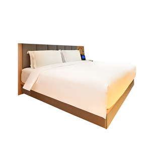 Love Zone ชุดที่นอนหุ้มเบาะไม้ดีไซน์ทันสมัยราคาไม่แพง, ชุดที่นอนเตียงในโรงแรมห้องนอนอพาร์ทเมนท์ - Product Image 2