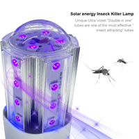 Pest Killer Outdoor Mosquito Killer Solar LED-lamp Bewegingssensor Afstandsbediening Li-ionbatterij IP65 voor achtertuinpatio