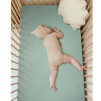 32X16X14 pouces bébé gaze lit housse de matelas bébé nid feuille couverture classe A printemps automne été bébé chaise longue couverture