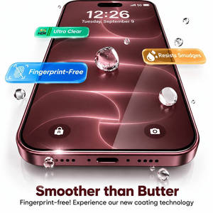 ฟิล์มกระจกนิรภัยสำหรับโทรศัพท์มือถือ iPhone X 11 12 13 14 15 16 17 18 Pro Max - Product Image 2